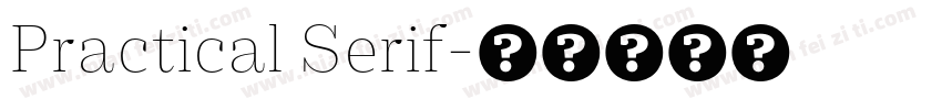 Practical Serif字体转换